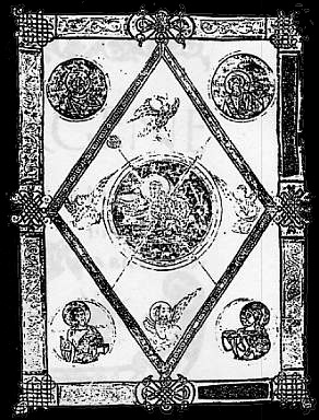 Bible d'Alcuin, Agneau, Symboles et prophtes